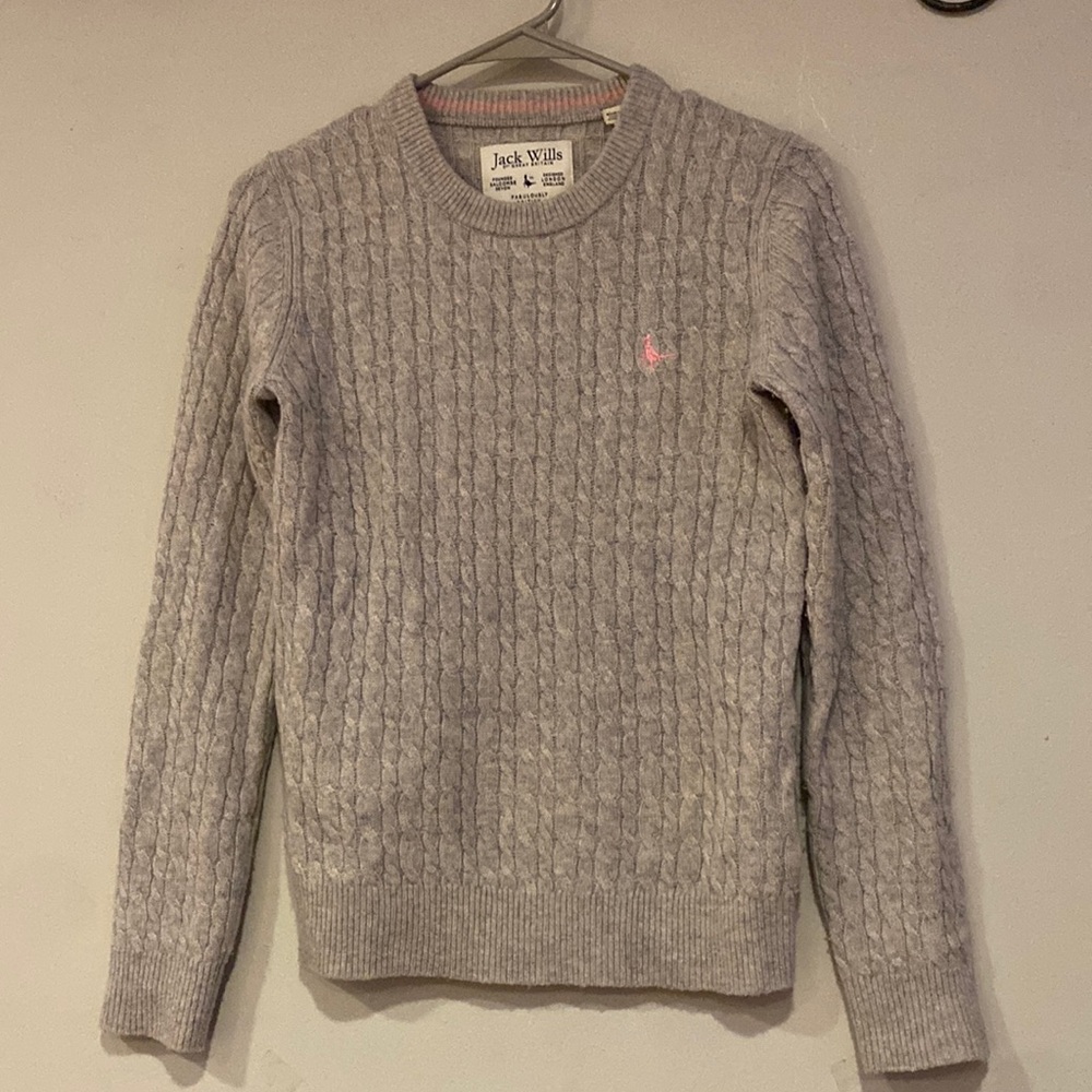 Jack Wills size 4 pure merino wool sweater